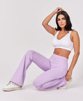 Ponte Flared Light Purple Pant