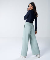 Green Pleated Pant (Short length)