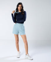 Mint Green Pleated Short