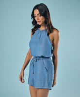 Tencel Waist Elasticed Short