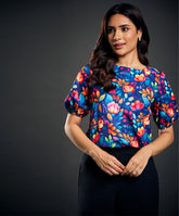 Short Sleeve Printed Top