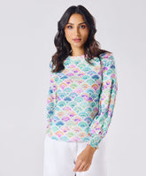 Long Sleeve Printed Top