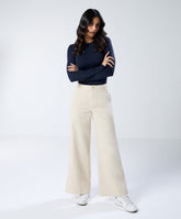 Light Beige Pleated Pants
