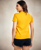 Mustard Crew Neck T Shirt