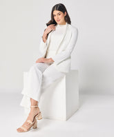 White Flared Formal Pant