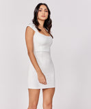 Square Neck Body-Con Ponte Dress