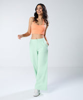 Green Pleated Pant (Short length)