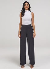 Flared Leg Formal Pant - Grey