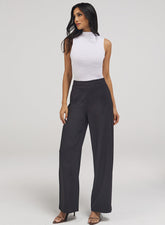 Flared Leg Formal Pant - Grey