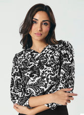 Front Neck Pleated Stylish Casual Top