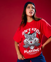 Dont Stop Playing Oversized Tshirt