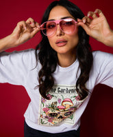 Gardener Skull Printed Oversized Tshirt