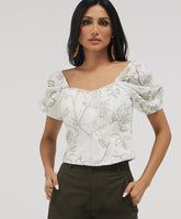 Front Open Cutlon Top