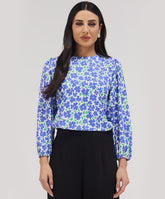 Long Sleeve Printed Top