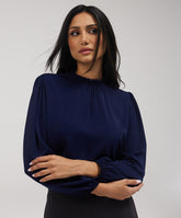 Long Sleeve Neck Detailed Top