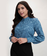 Detailed Long Sleeve Top