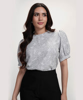 Floral Half Sleeve Top