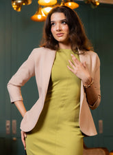 Basic Lapel Collared Blazer