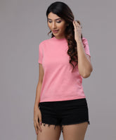 basic crew neck pink tshirt 2