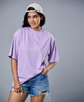 lavender oversized tshirt