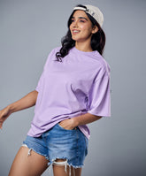 lavender oversized tshirt