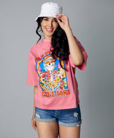 oversize pink tshirt