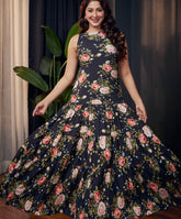 sleeveless tiered and gathered maxi 1