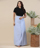 high slit lounge wear skirt