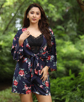 cotton printed romper top