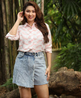 long sleeve cotton casual white shirt