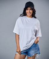 white oversized tshirt