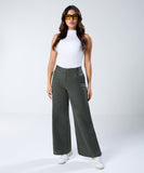 Khaki Pleated Pants