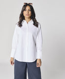 Cotton Oversized Shirt- White