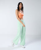 Green Pleated Pant (Short length)