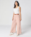 Flare Light Pink Twill Pant