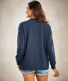 Blue Comfort Color Long Sleeve T-Shirt