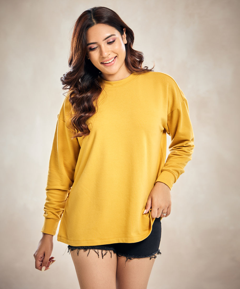 Mustard Comfort Color Long Sleeve Tshirt