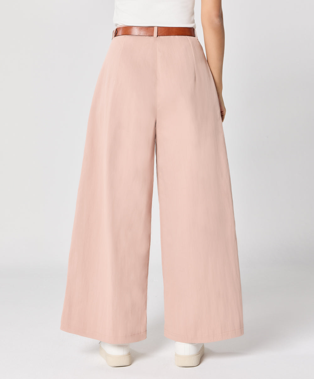 Flare Light Pink Twill Pant