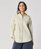 Cotton Oversized Shirt- Light Green