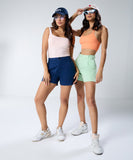 Light Green Pleated Short