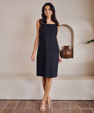 Linen Black Dress