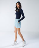 Mint Green Pleated Short
