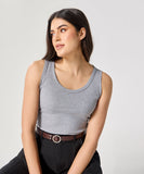 Light Grey Rib Cami Top