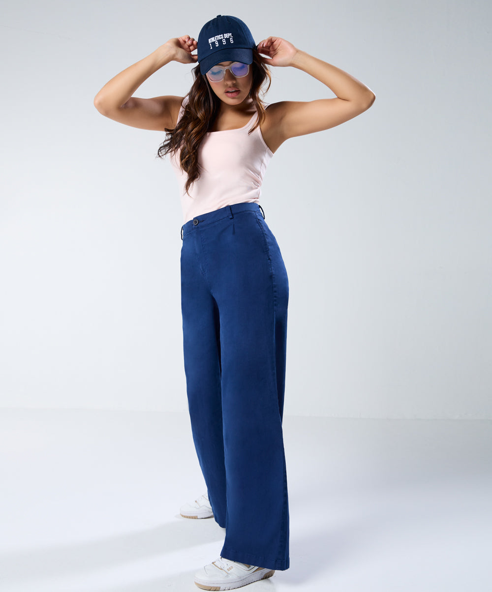 Navy Blue Twill Pant