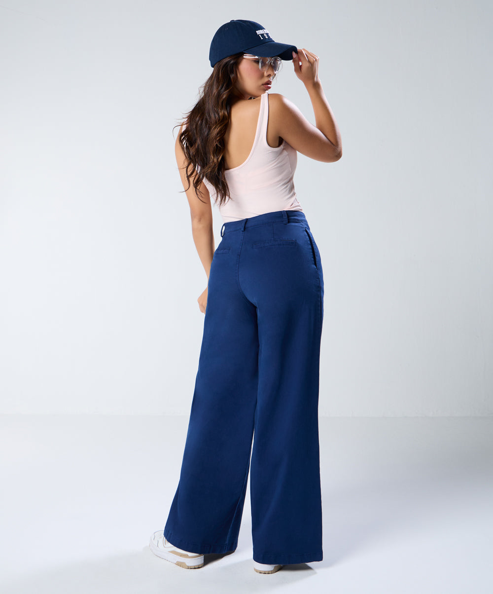 Navy Blue Twill Pant