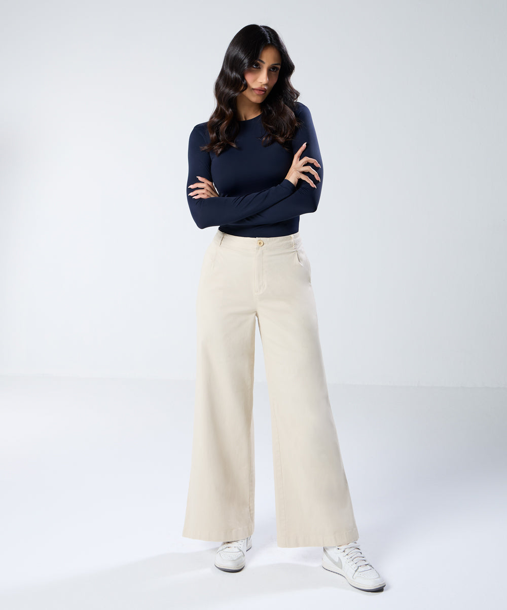 Light Beige Twill Pant