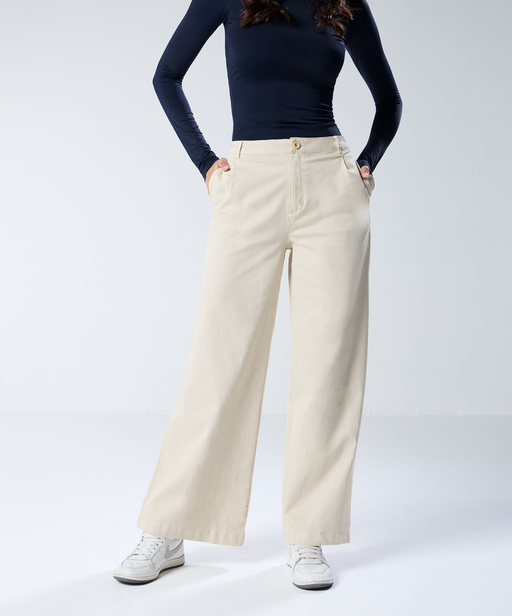Light Beige Twill Pant