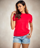 Red Crew Neck T Shirt