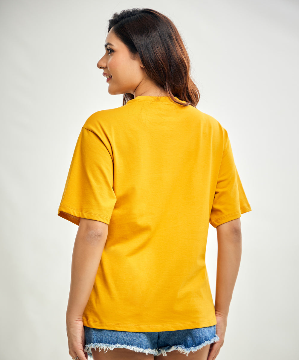 Oversized Yellow Tshirt