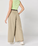 Flare Dark Beige Twill Pant